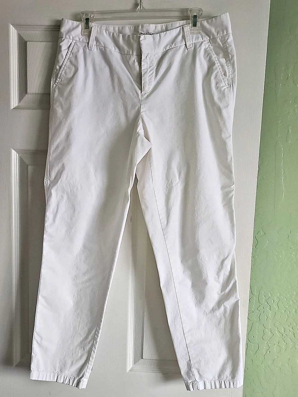 Caslon White Ankle Pants Size 10 Like New